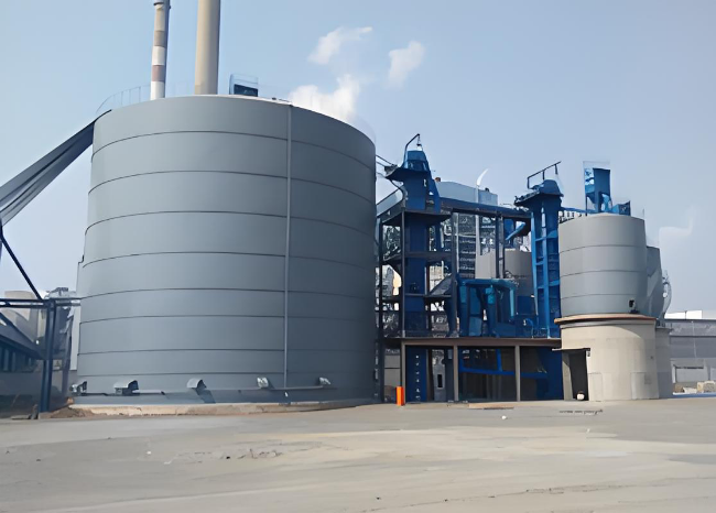 鹤城1万吨钢板仓